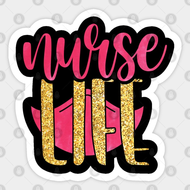 nurse life Sticker by busines_night